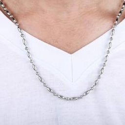 Silver Pleated Classic Chain-image-9