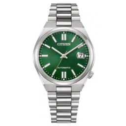 Men Automatic TSUYOSA 37mm 37 mm Green Dial Watch - NJ020050X-image-3
