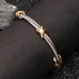 Men Silver-Plated Round Shaped Kada-44