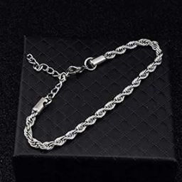 Chain Link Bracelet with Lobster Claw Closure-5