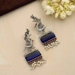 Women Silver Tone Earrings-45