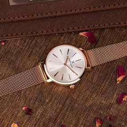 Women DK11695-2 Analogue Watch with Butterfly Clasp-image-53