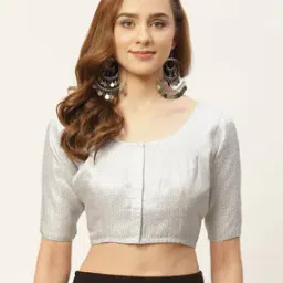 Front-Open Blouse with Back Dori-picture-5