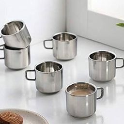 Set of 6 Stainless Steel Tea Cups-image-31