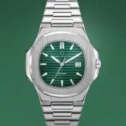 Men Analogue Watch with Stainless Steel Strap-Exclusive 8822 Green-44
