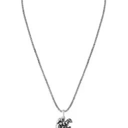 Men Silver-Plated Chain with Pendant-image-42