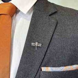 Men Brass Lapel Pins  -image-86