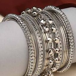 Set of 17 Women Oxidised Slip-On Bangles-image-17