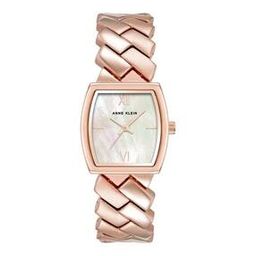 Women Mother Of Pearl Analogue Watch with Metal Strap-AK5122MPRG-image-40