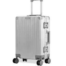 Men Striped Small Trolley Bag-34