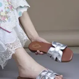 Women Open-Toe Slip-On Flat Sandals-33