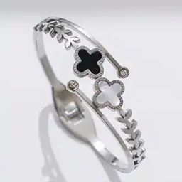 Women Silver-Plated Cuff Bracelet-image-68