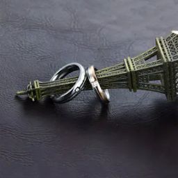 Set of 2 Silver-Plated Band Rings-image-26