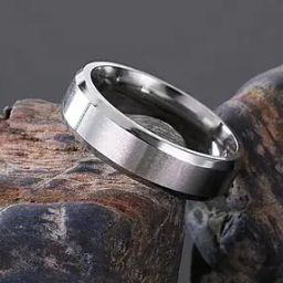 Silver-Plated Band Ring-34