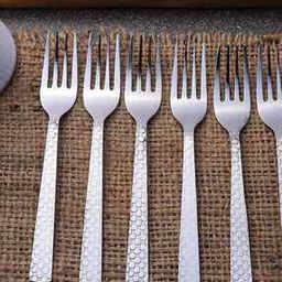 Set of 6 Stainless Steel Forks-19