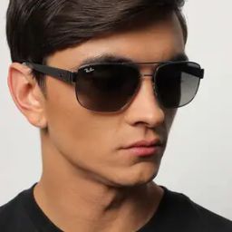 0RB3663004/7160 UV-Protected Full-Rim Rectangular Sunglasses-picture-16