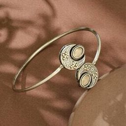 fabindia Women Stone-Studded Partially-Open Cuff Bangle-picture-41