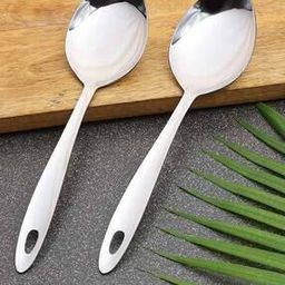 Set of 2 Stainless Steel Serving Spoon-image-51