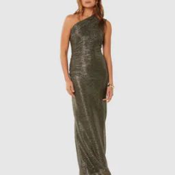 Women Metallic & Glitter Fit & Flared Dress-image-46