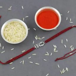 Silver-Plated Tie-Up Rakhi-image-94