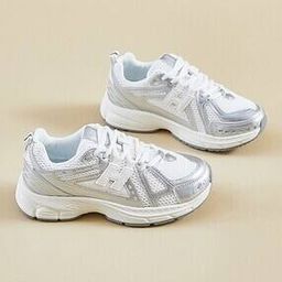 Women Low-Top Lace-Up Casual Shoes-image-1