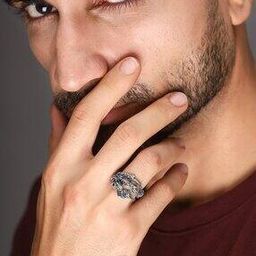 Men Eagle Foot Cocktail Ring-image-27