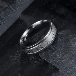 Stainless Steel Band Ring-22