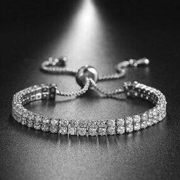 Women Stone-Studded Slip-On Bracelet-image-31