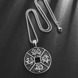 Men Silver-Plated Chain with Lobster Claw-2