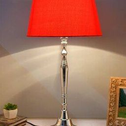 Imperial Nickel Brushed Lamp with Shade-image-56