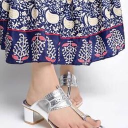 Women Kolhapuri Heeled Sandals-53