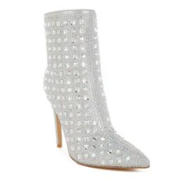 Women Mid-Calf Boots with Faux Leather Upper-image-35