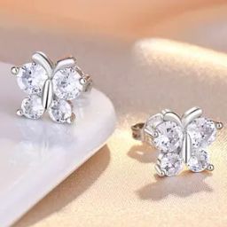 Women American Diamond Stud Earrings-23