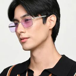 Unisex Rectangular Sunglasses-image-30