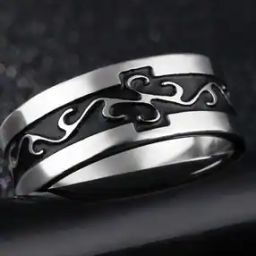 Men Silver-Plated Band Ring-image-35