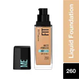 Fit Me Matte+Poreless Foundation -Shade 260 Natural Matte Finish 16H Oil Control-image-3