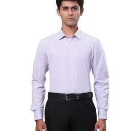 park avenue Men Slim Fit Shirt with Cutaway Collar-picture-9