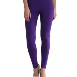 Women Ankle-Length Leggings with Elasticated Waist-image-50