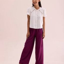 go colors Women Mid-Rise Relaxed Fit Palazzo-picture-8