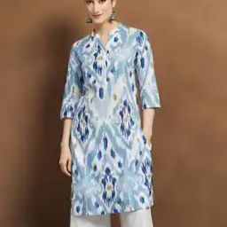 Women Abstract Kurta-image-35