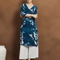 Women Abstract Kurta-37