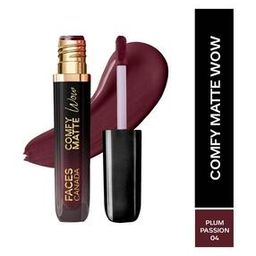 Comfy Matte Wow One Swipe Application Liquid Lipstick - Plum Passion 04-picture-51