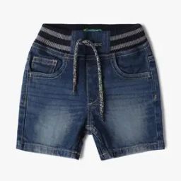 Boys Mid-Wash Regular Fit Shorts-picture-36
