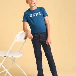 Boys Lightly Washed Regular Fit Jeans-image-22
