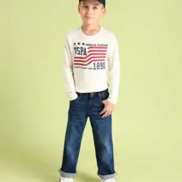 Boys Mid-Wash Regular Fit Jeans-picture-34