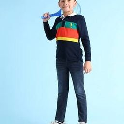 Boys Lightly Washed Regular Fit Jeans-picture-34
