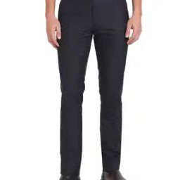 Men Regular Fit Flat-Front Trousers-image-44