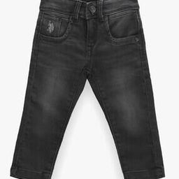 Boys Lightly Washed Slim Fit Jeans-44