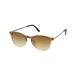 Unisex Full-Rim UV-Protected Round Sunglasses-G4122CBRWX-24