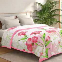 Floral Print Double Blanket-picture-15